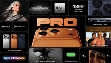Presentación del iPhone 17 Pro: chip A19 Pro, cámaras Pro Fusion de 48 MP, cámara de vapor y Apple Intelligence